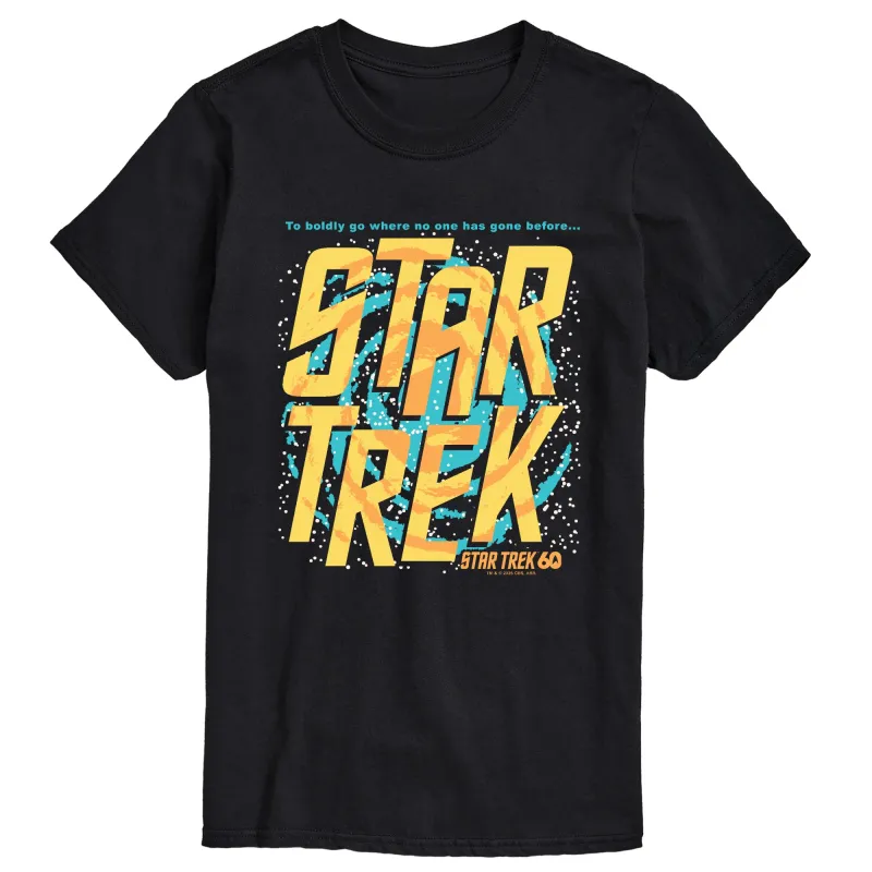 Star Trek - To Boldly Go 60 - Men's Short Sleeve Graphic T-Shirt made by Zulily