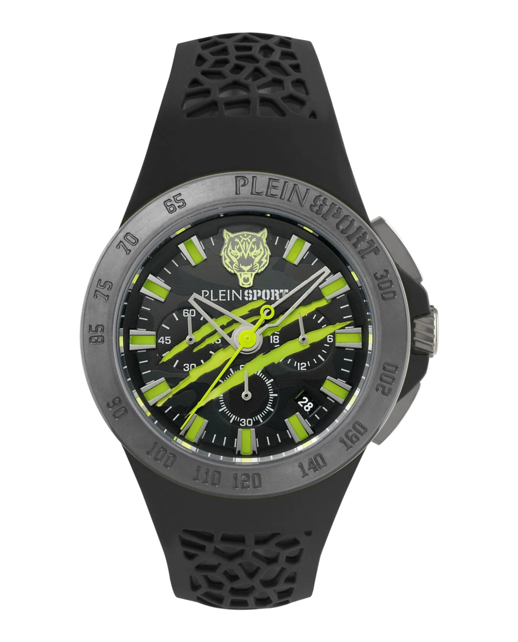 Plein Sport Thunderstorm Chrono Silicone Watch sold by Zulily