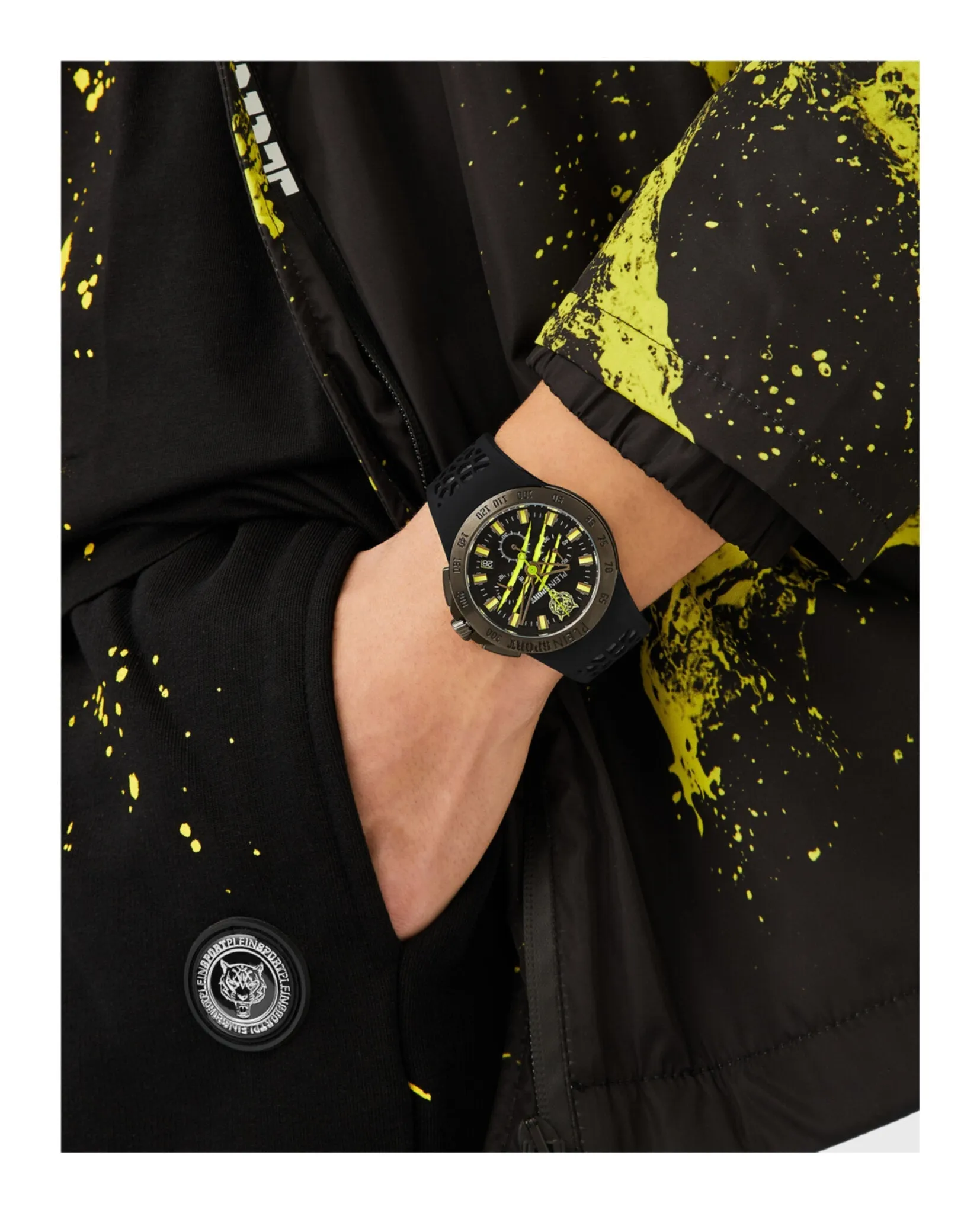 Plein Sport Thunderstorm Chrono Silicone Watch sold by Zulily product image thumbnail 5