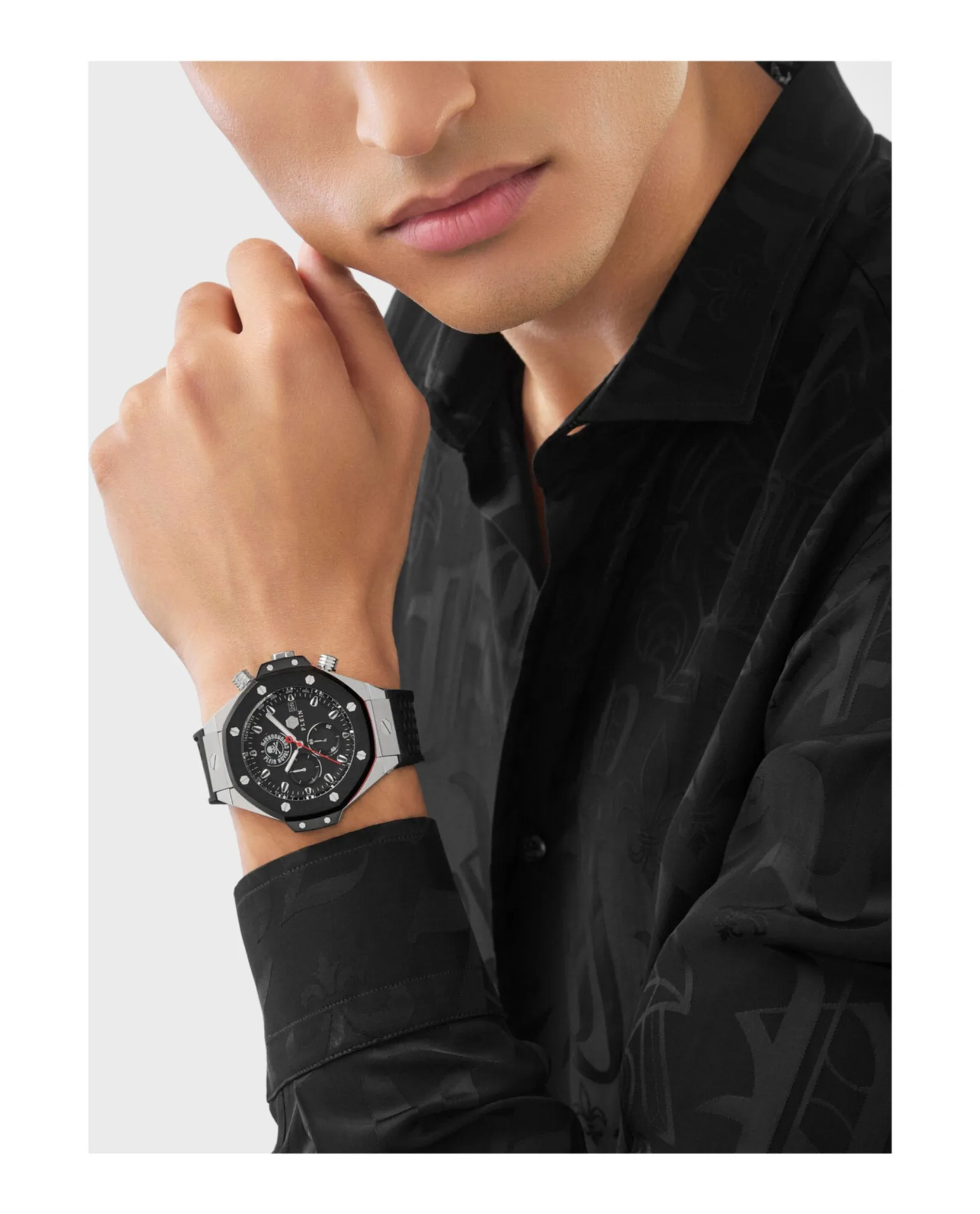 Philipp Plein Chrono Royal Silicone Watch sold by Zulily product image thumbnail 4