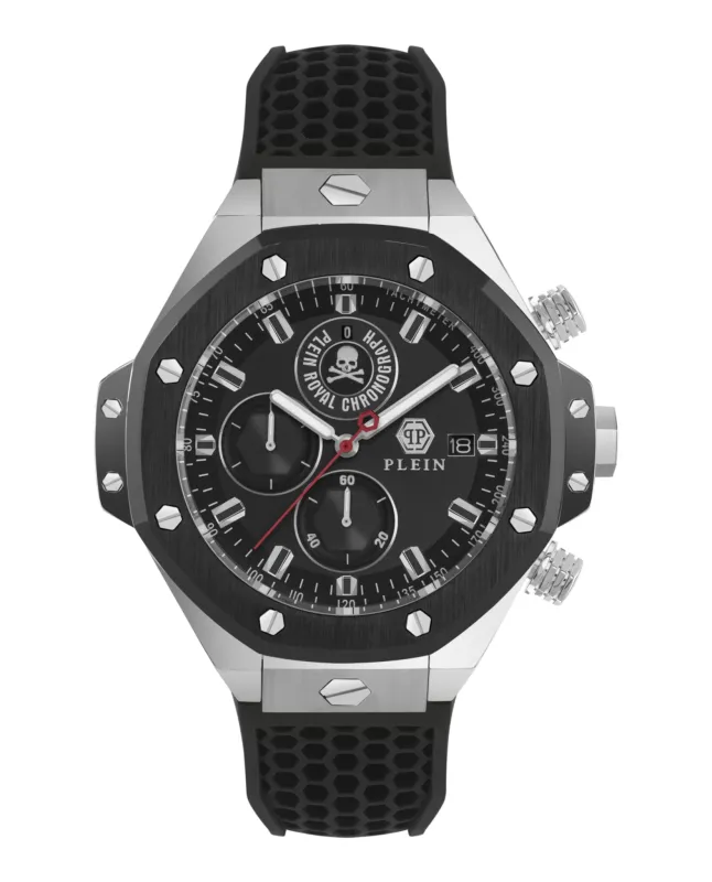 Philipp Plein Chrono Royal Silicone Watch made by Philipp Plein