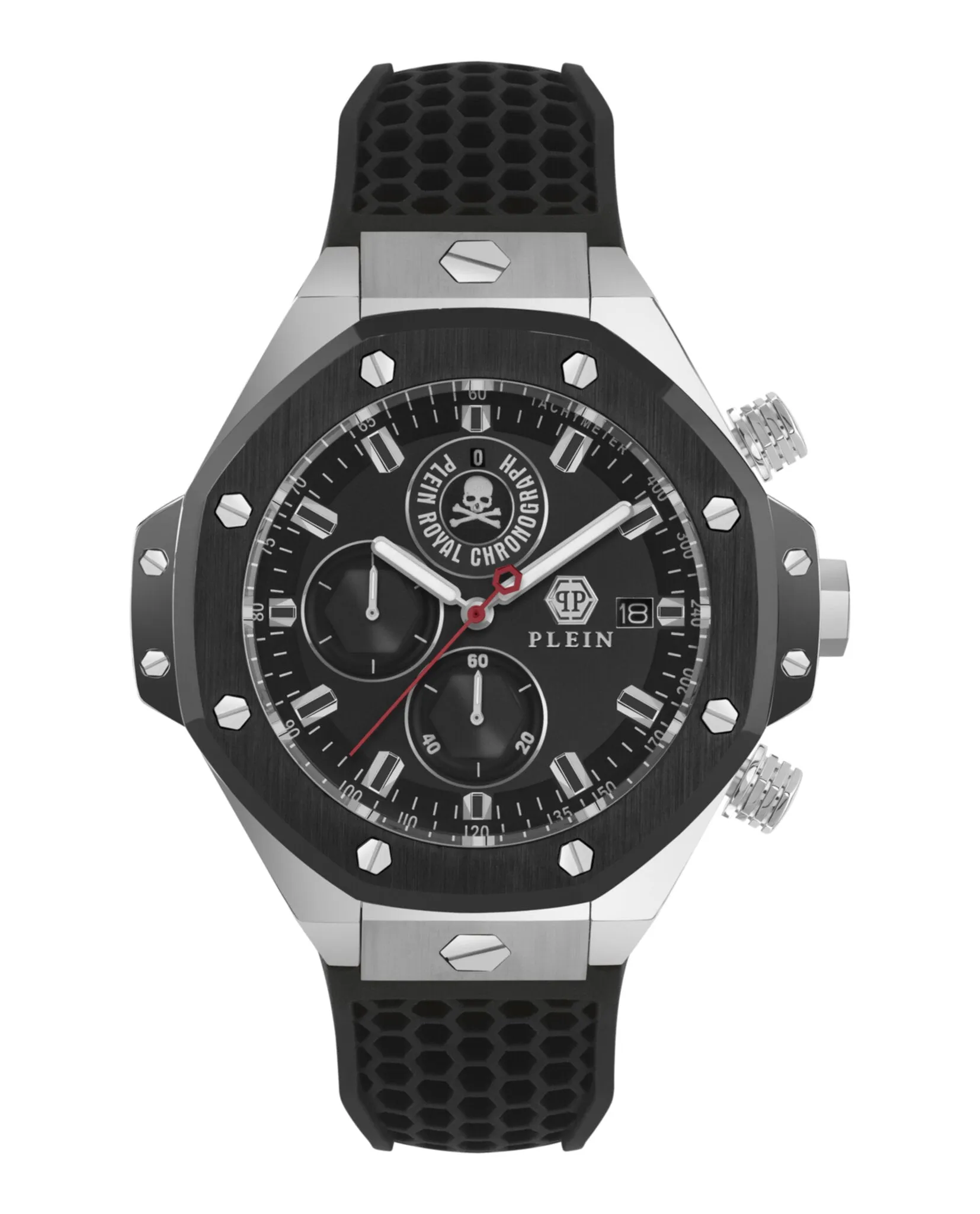 Philipp Plein Chrono Royal Silicone Watch sold by Zulily