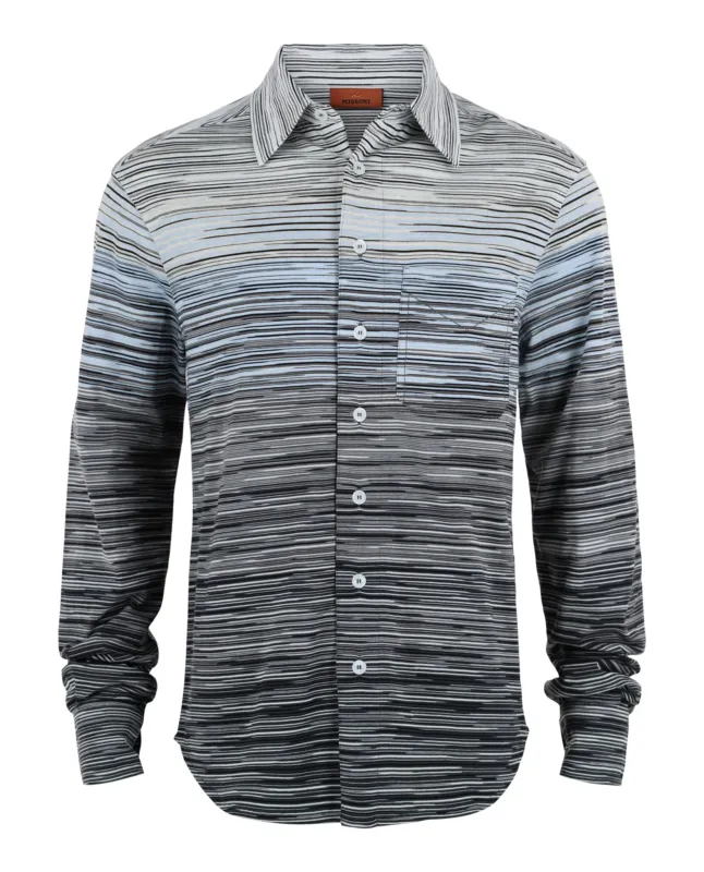 Missoni Shaded Slub Button-Up Shirt made by Missoni