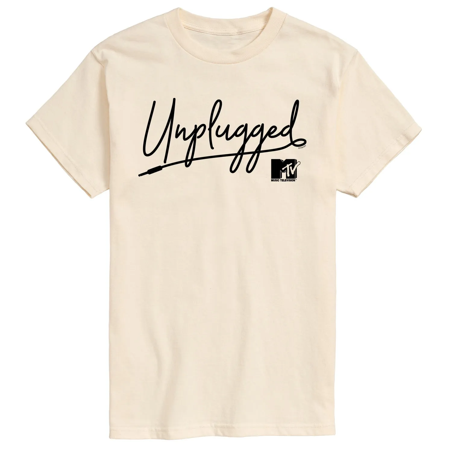 MTV - Unplugged - Men's Short Sleeve Graphic T-Shirt sold by Zulily product image thumbnail 3