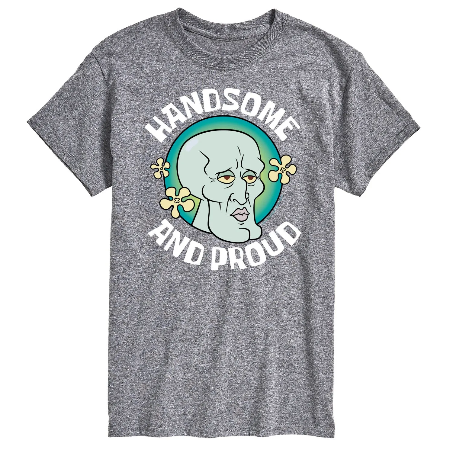 Spongebob Squarepants - Handsome And Proud Squidward - Men's Short Sleeve T-Shirt sold by Zulily
