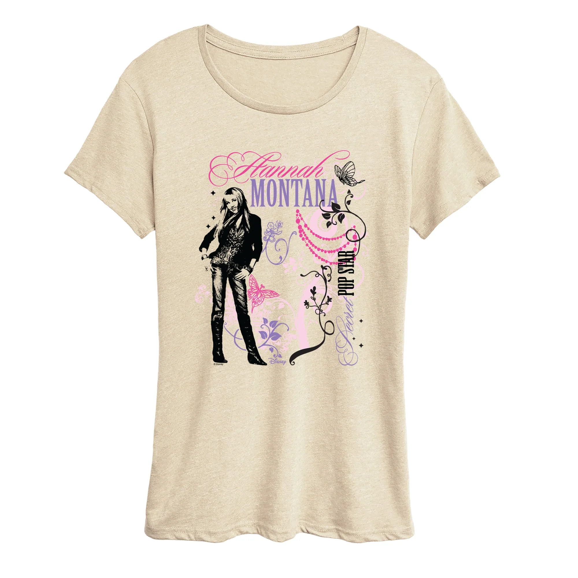 Hannah Montana - Secret Pop Star - Women's Short Sleeve Graphic T-Shirt sold by Zulily product image thumbnail 2