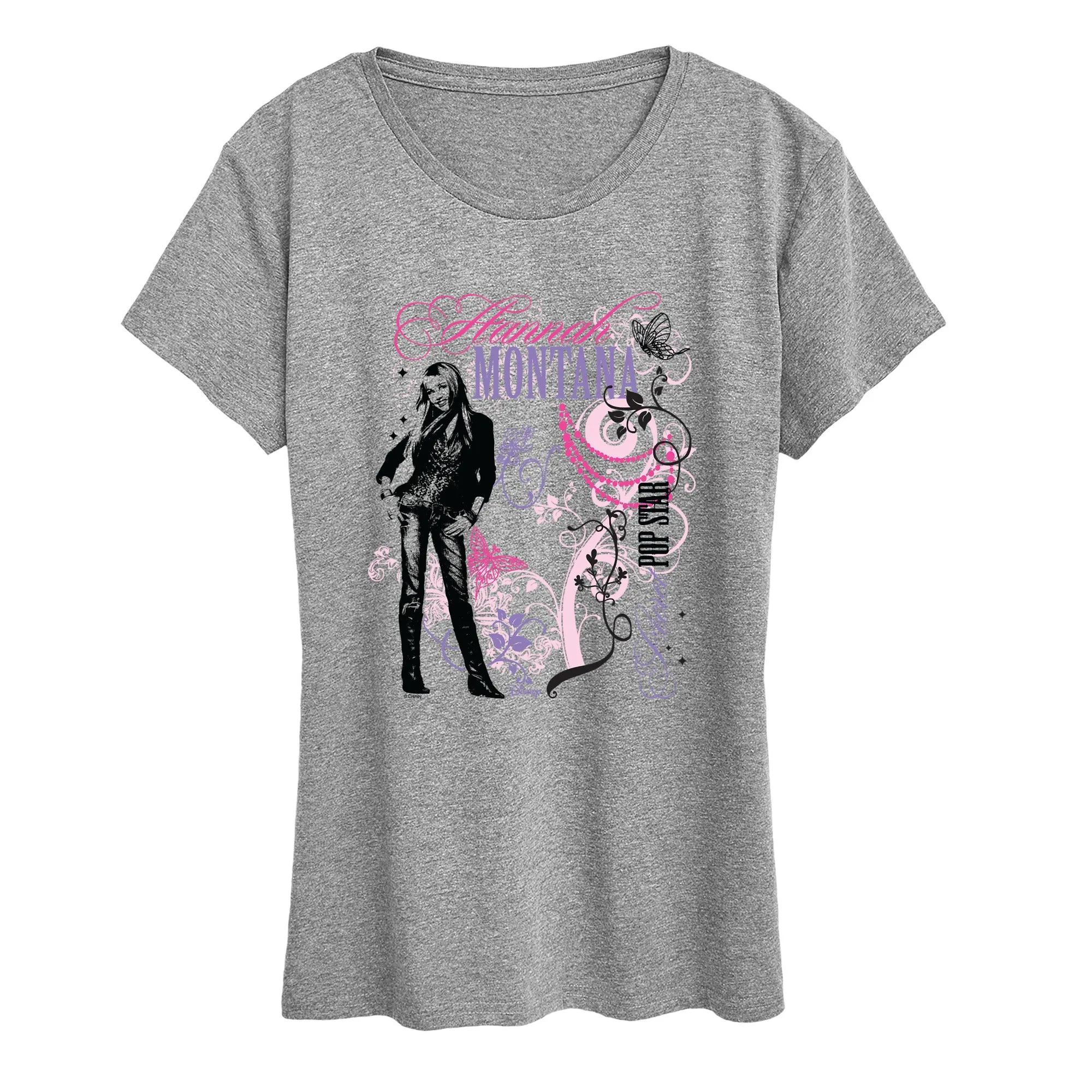 Hannah Montana - Secret Pop Star - Women's Short Sleeve Graphic T-Shirt sold by Zulily product image thumbnail 3