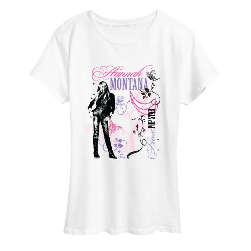 Hannah Montana - Secret Pop Star - Women's Short Sleeve Graphic T-Shirt made by Zulily