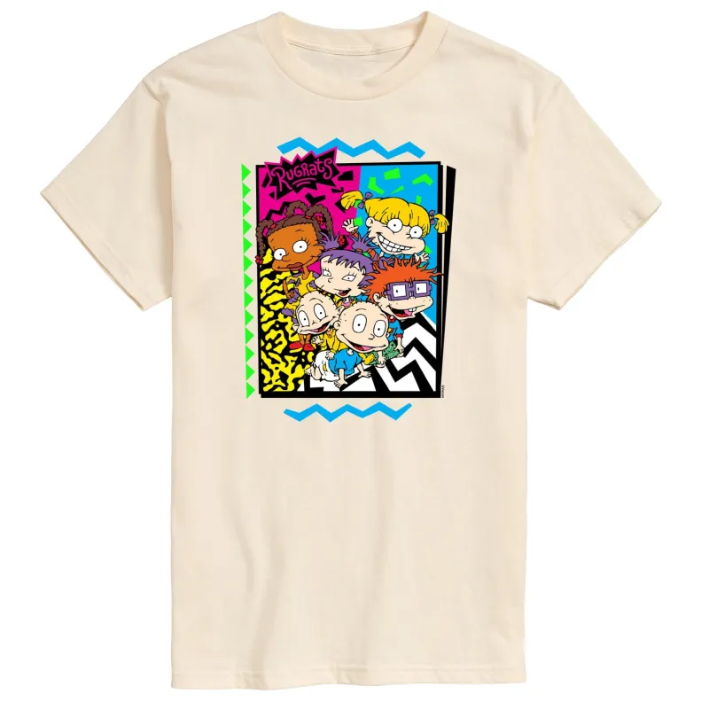 Rugrats - Retro Character Group - Men's Short Sleeve Graphic T-Shirt made by Zulily