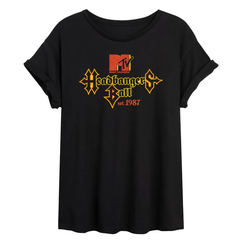 MTV - Headbangers Ball 1987 - Women's Oversized T-Shirt made by Zulily
