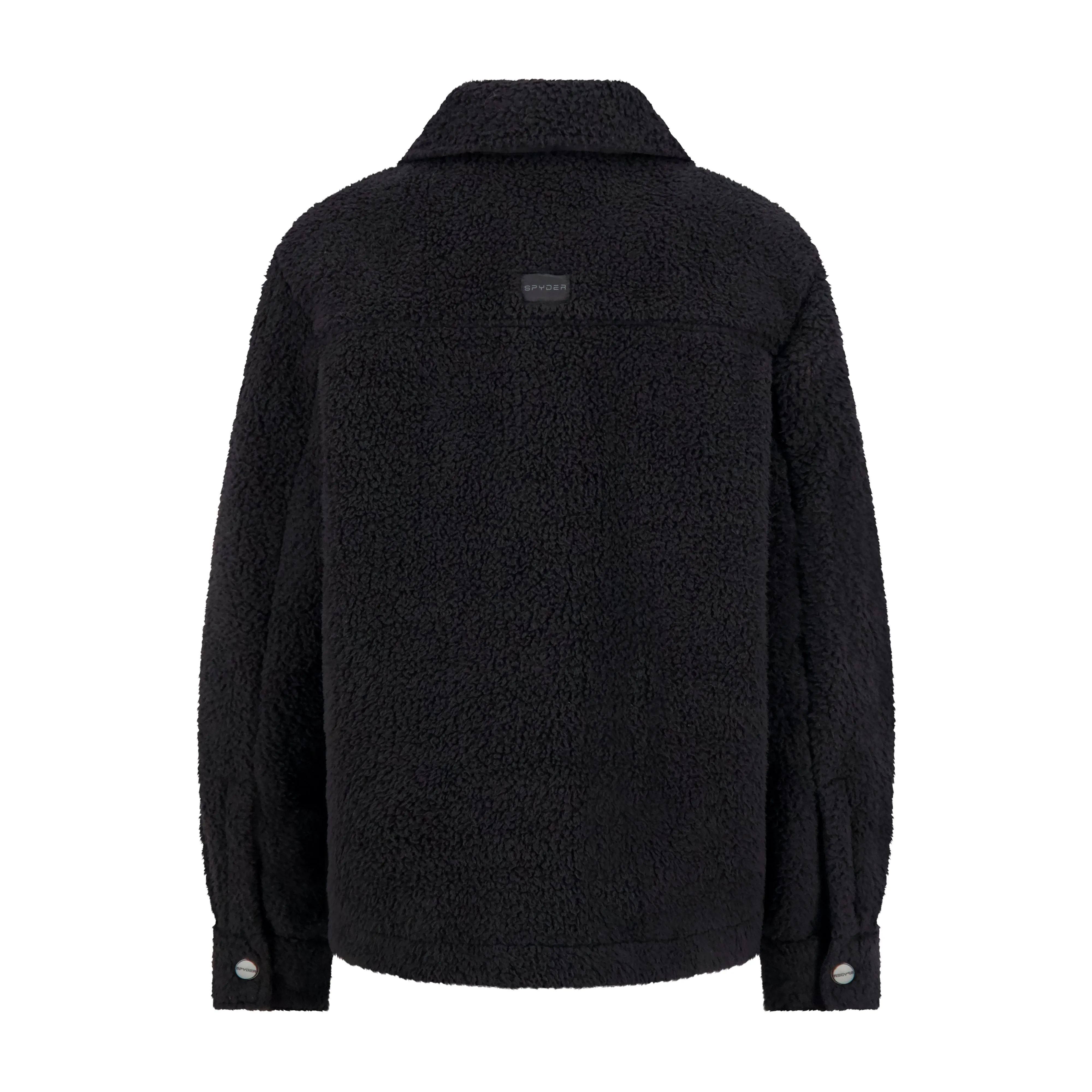 Spyder Women's Sherpa Shacket - Black sold by Zulily product image thumbnail 2
