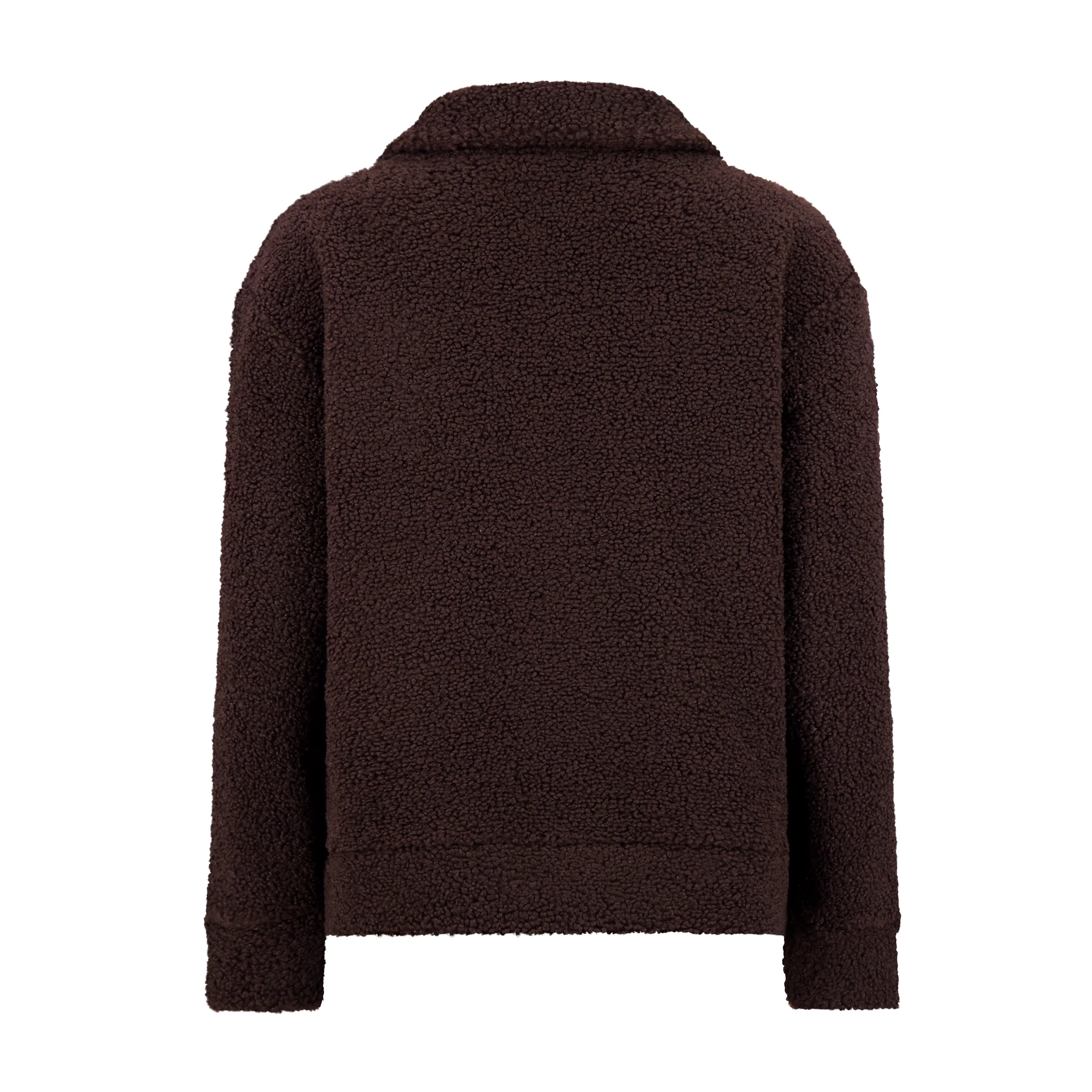 Spyder Women's Sherpa Quarter Zip Mock Neck - Cocoa sold by Zulily product image thumbnail 2