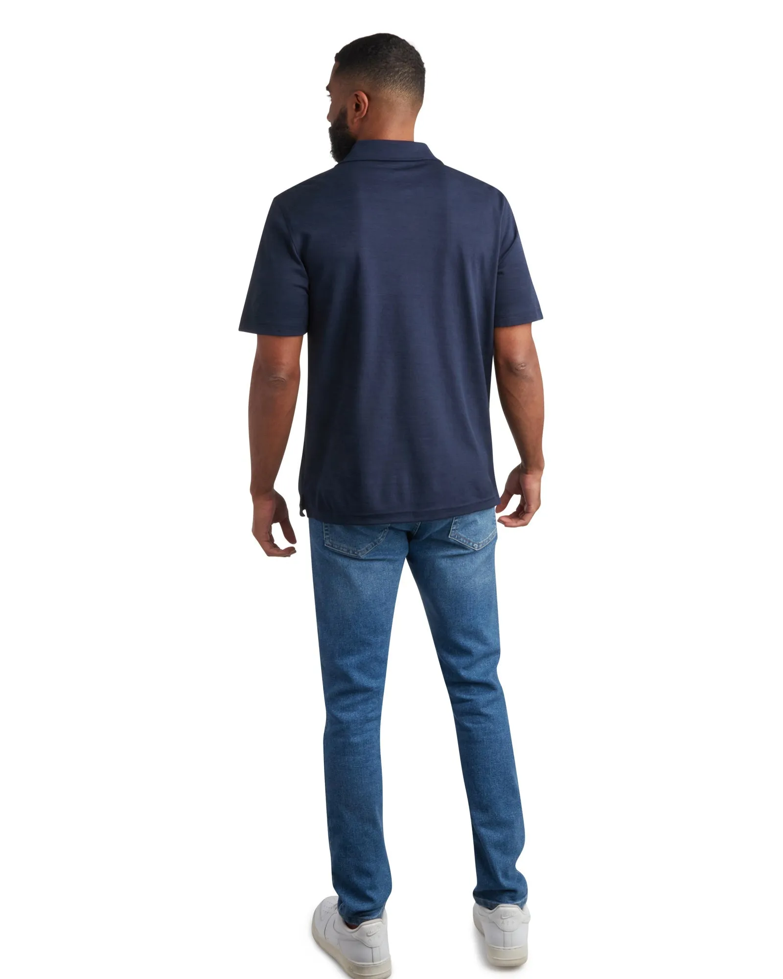 Spyder Men's Short Sleeve Tech Pique - Navy sold by Zulily product image thumbnail 2