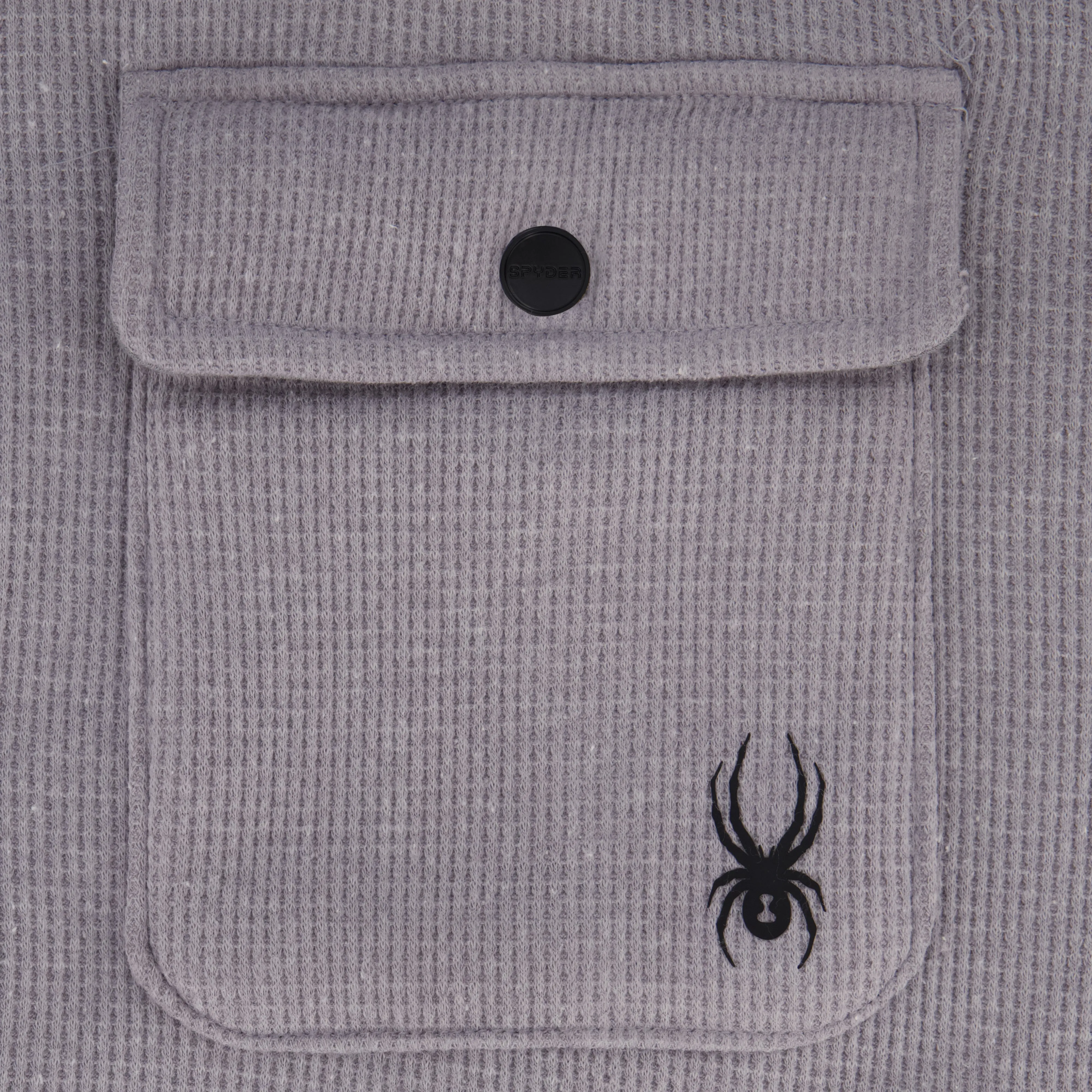 Spyder Men's Sherpa Shacket - Smoke Grey sold by Zulily product image thumbnail 3