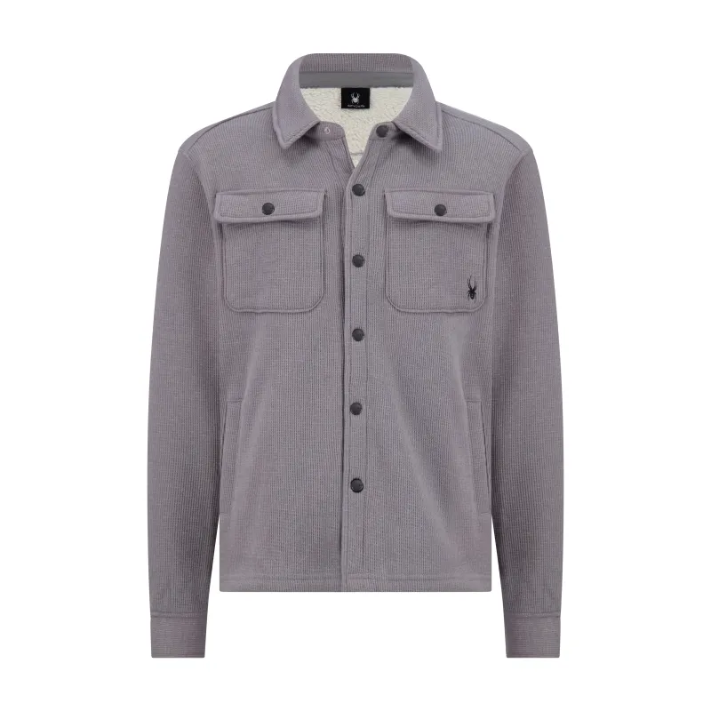 Spyder Men's Sherpa Shacket - Smoke Grey made by Spyder