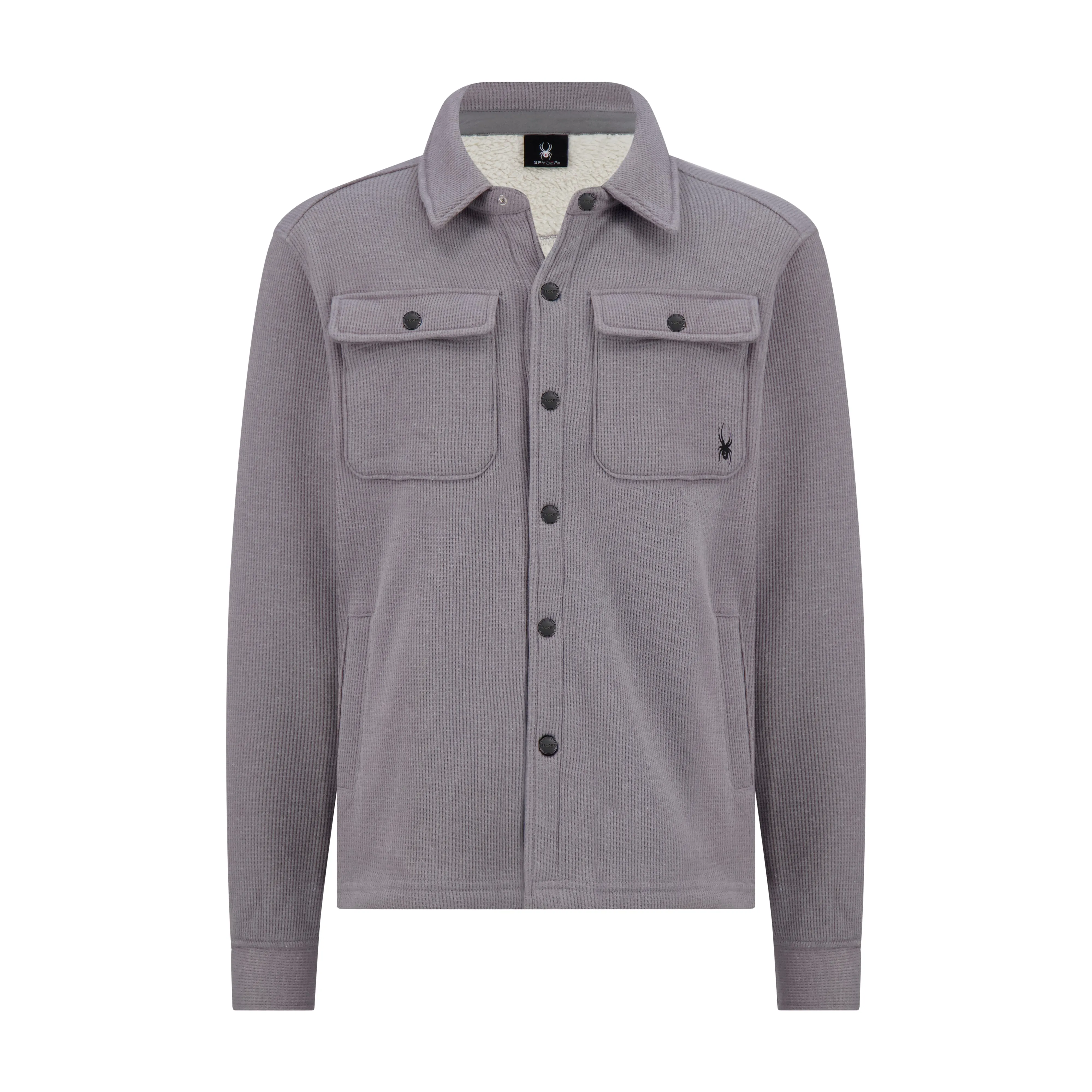 Spyder Men's Sherpa Shacket - Smoke Grey sold by Zulily
