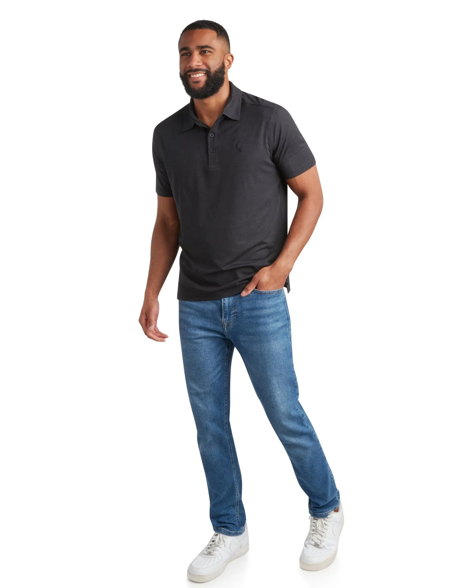 Spyder Men's Short Sleeve Jersey - Black sold by Zulily product image thumbnail 3