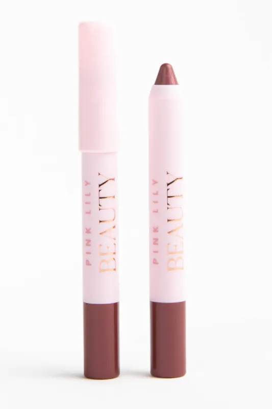 Pink Lily Beauty Eye Want It All Multi Eyeshadow and Eyeliner - Copper Rose made by Pink Lily