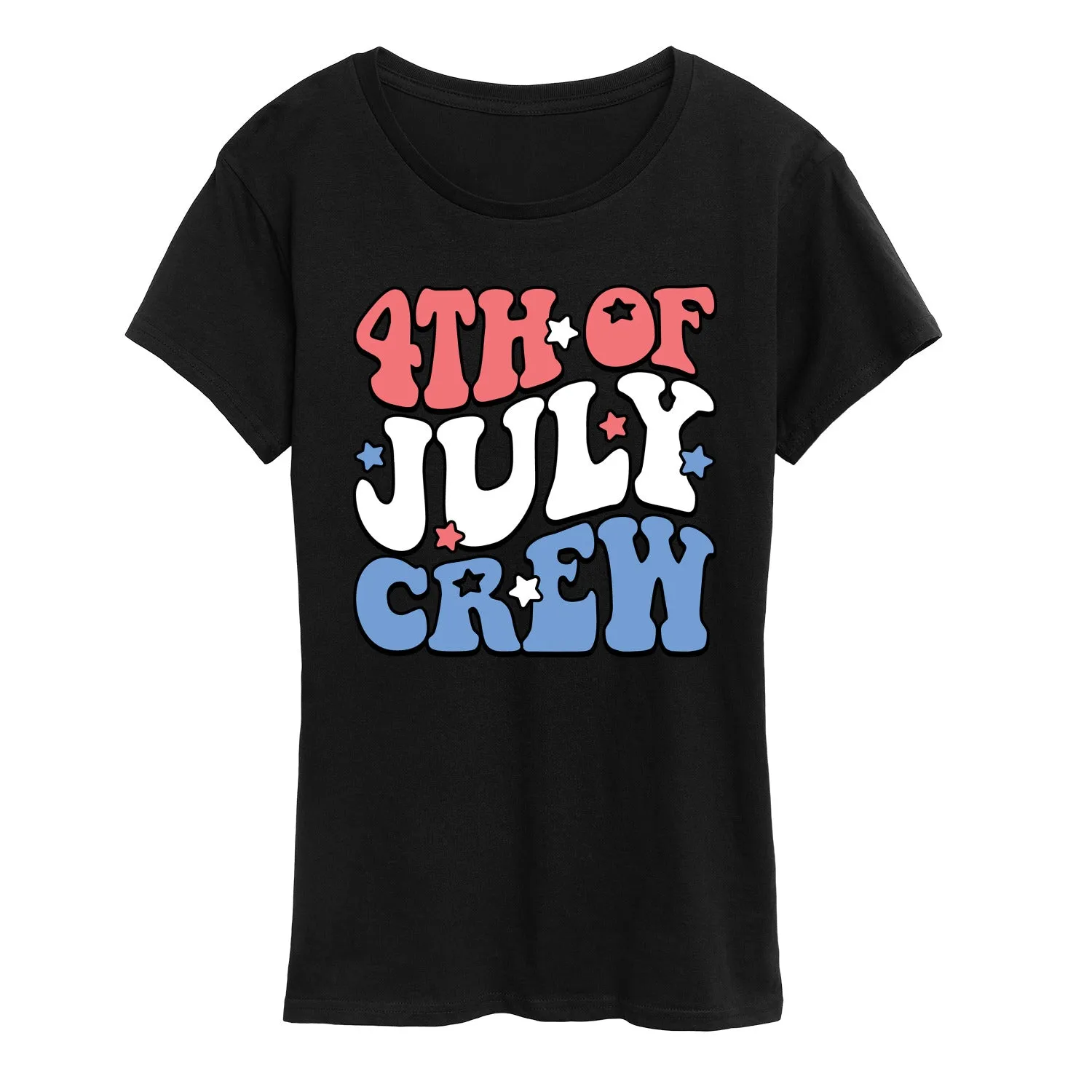 Instant Message - 4th of July Crew - Women's Short Sleeve Graphic T-Shirt sold by Zulily product image thumbnail 2