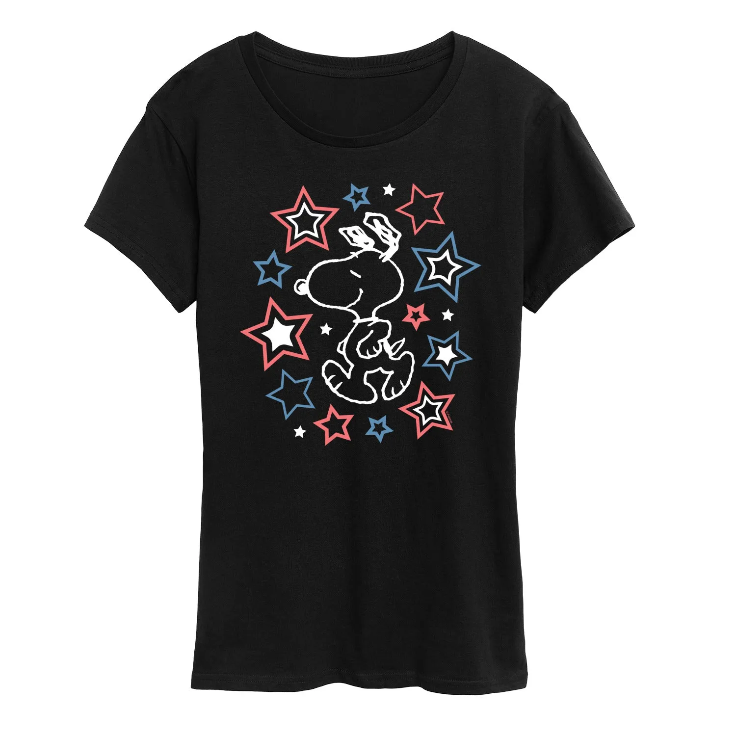 Peanuts - Snoopy Stars - Women's Short Sleeve Graphic T-Shirt sold by Zulily product image thumbnail 2