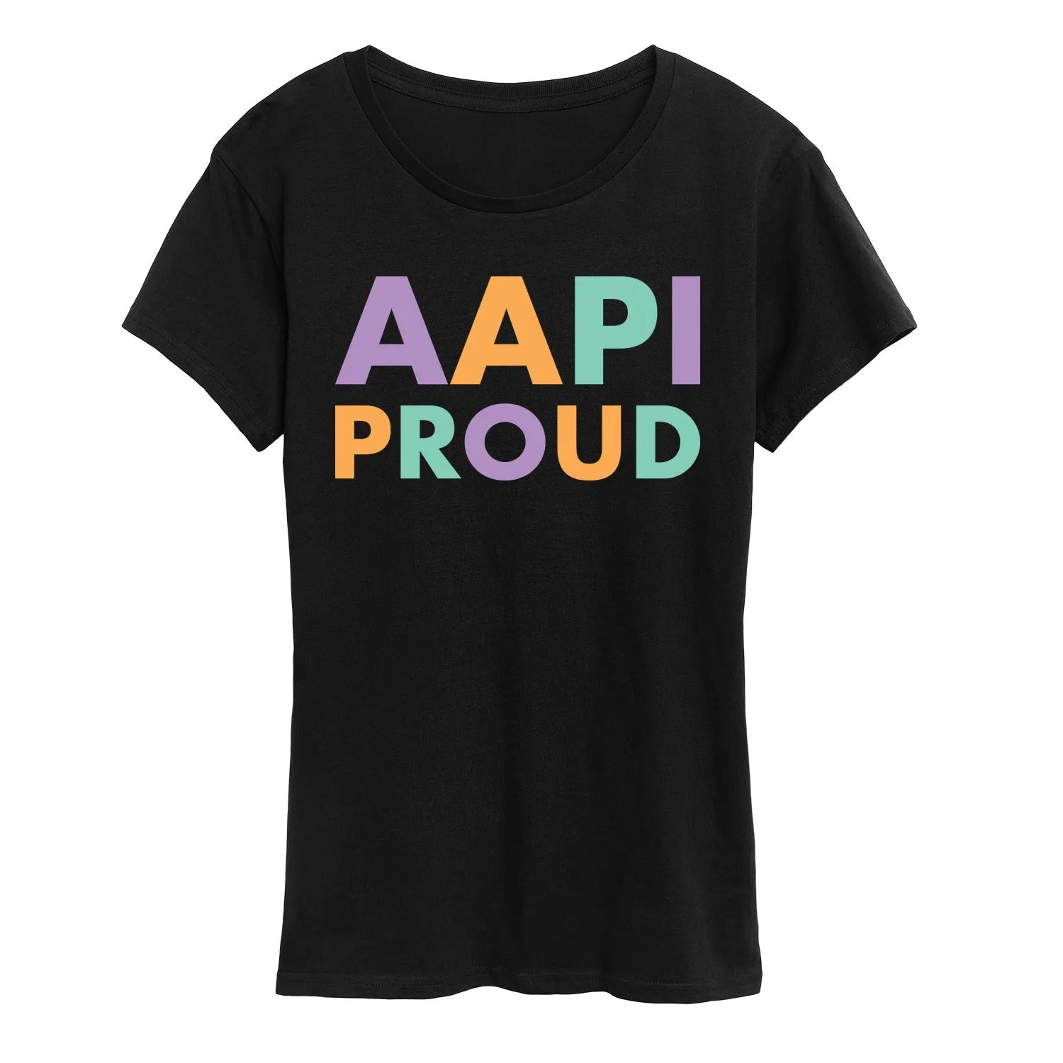 Instant Message - AAPI Proud - Women's Short Sleeve Graphic T-Shirt sold by Zulily