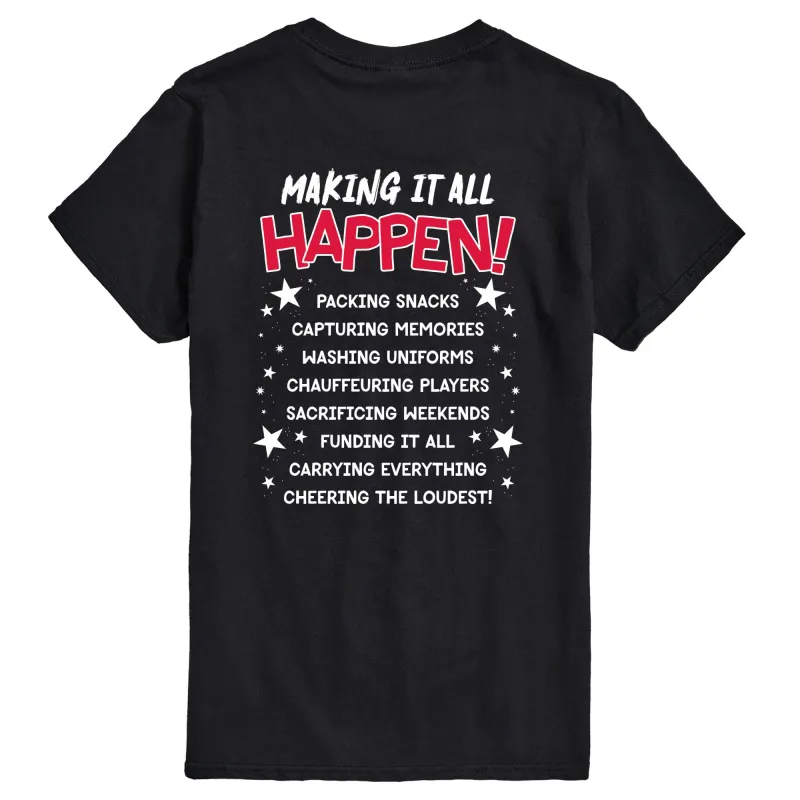 Instant Message - The Baseball Family Tour - Men's Short Sleeve Graphic T-Shirt made by Zulily