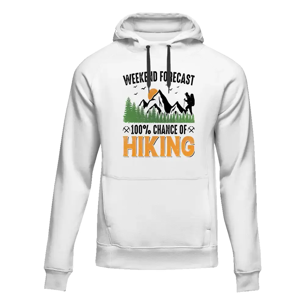 Weekend Forecast 100% Hiking Unisex Hoodie sold by Zulily product image thumbnail 4