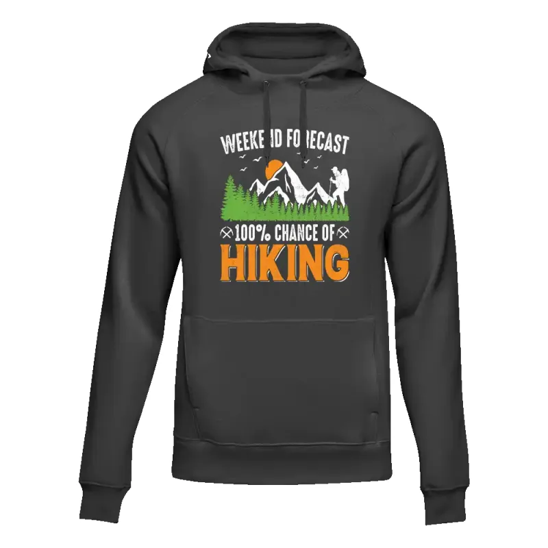 Weekend Forecast 100% Hiking Unisex Hoodie made by Zulily
