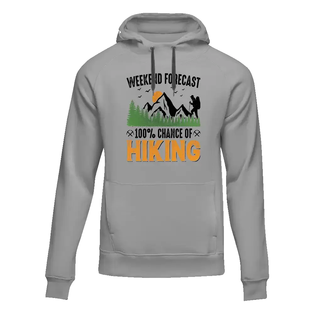 Weekend Forecast 100% Hiking Unisex Hoodie sold by Zulily product image thumbnail 2
