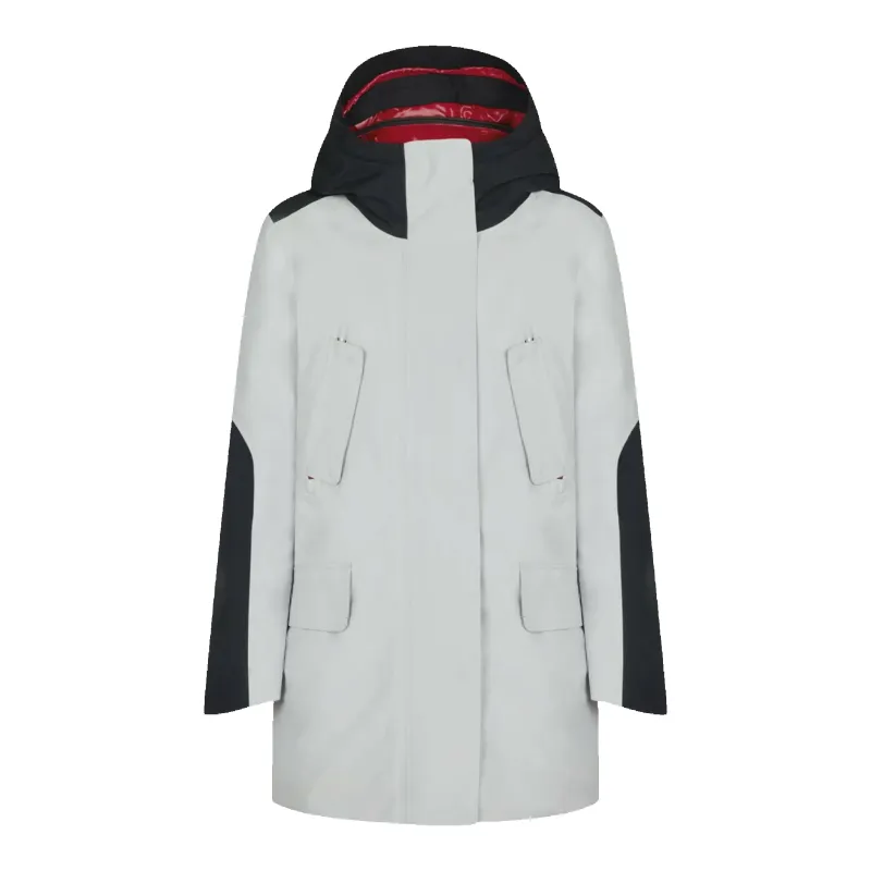 Save The Duck Hero Gore-Tex Hooded Women Coat Lunar Grey/Black made by Save The Duck