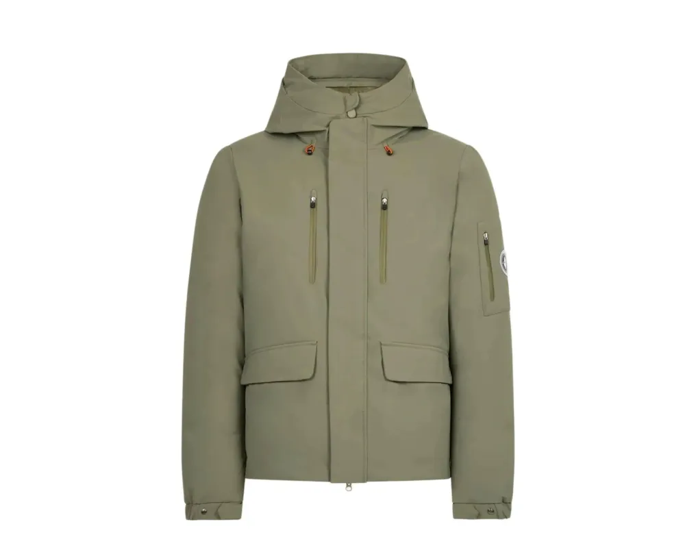 Save The Duck Smeg Hooded Parka Men Jacket Dusty Olive made by Save The Duck