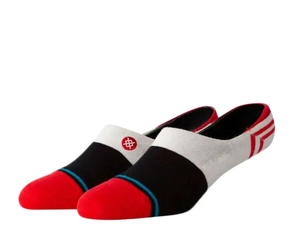 Stance Gamut 2 No Show Men Socks Red/Black/White made by Stance