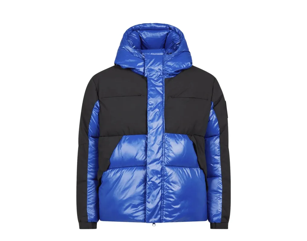 Save The Duck Luma Hooded Puffer Men Jacket Twilight Blue/Black made by Save The Duck
