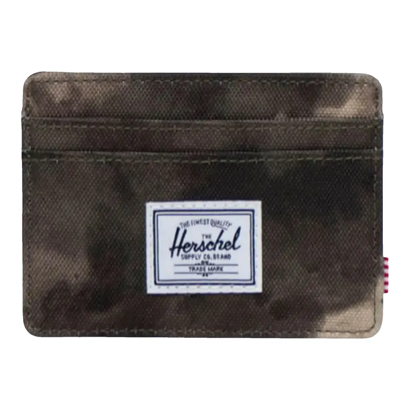 Herschel Supply Co. Charlie Cardholder Wallet Painted Camo Women Card Case made by Herschel Supply Company
