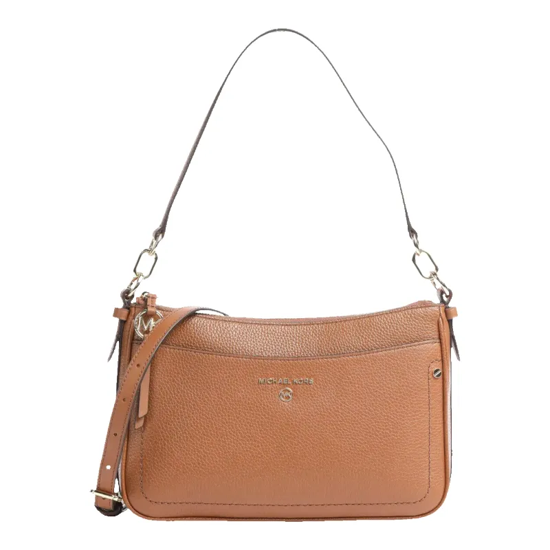 Michael Kors Jet Set Charm Women Shoulder Bag Brown Leather made by Michael Kors