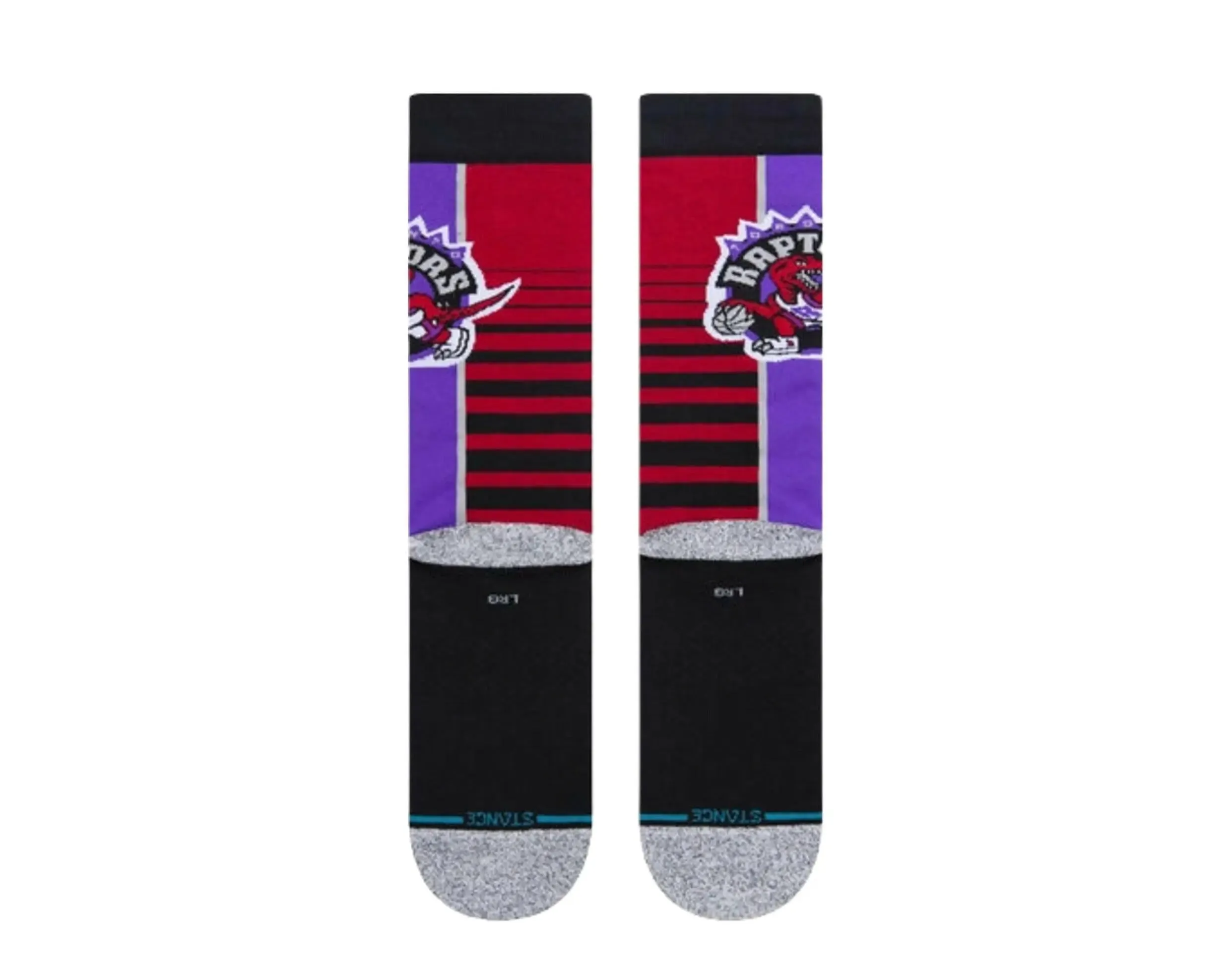 Stance Casual NBA Toronto Raptors Gradient Crew Socks Red sold by Zulily product image thumbnail 3