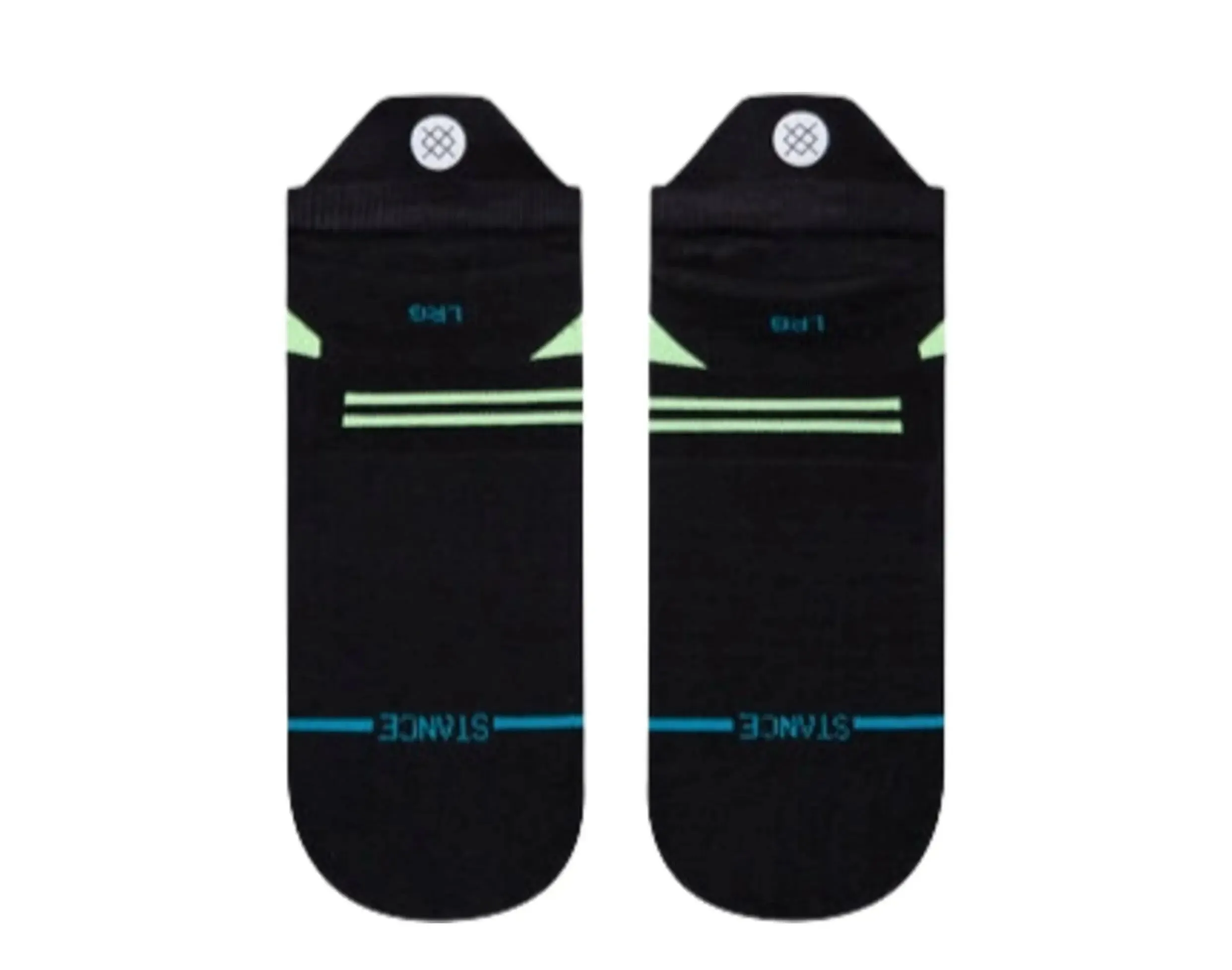 Stance Feel 360 Yield Tab Running Ankle Socks Black/Volt sold by Zulily product image thumbnail 3