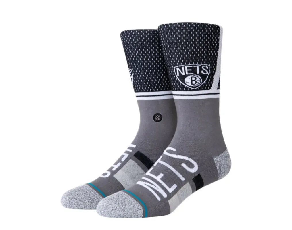Stance Nets Shortcut 2 NBA Crew Socks Black made by Stance
