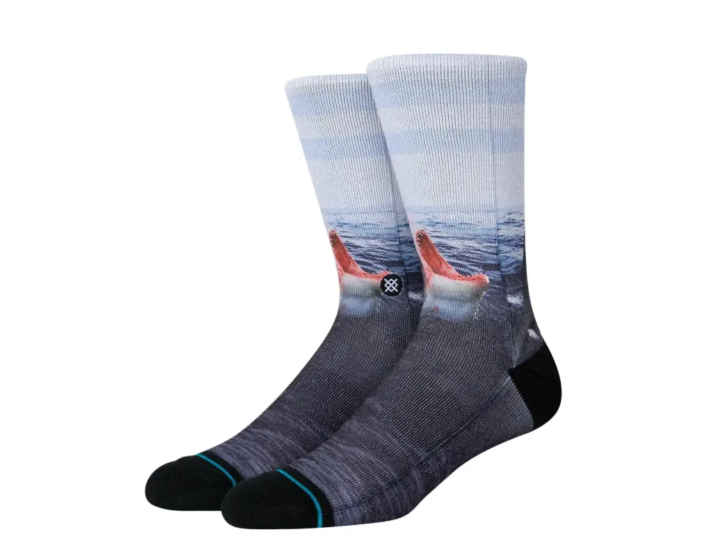 Stance Landlord Crew Socks Blue made by Stance
