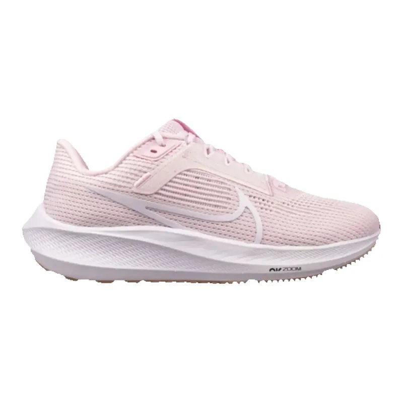 Nike Air Zoom Pegasus 40 Women Running Sneakers Pearl Pink Hemp White made by Nike