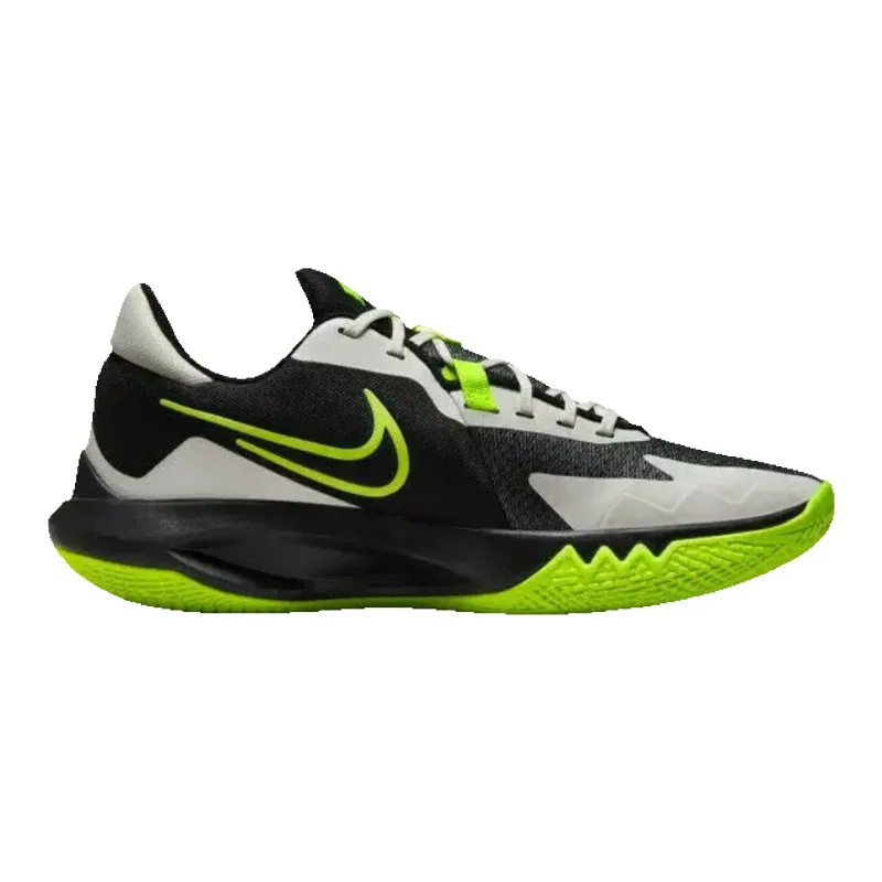 Nike Precision 6 Men Basketball Shoes Black/Volt Herringbone made by Nike