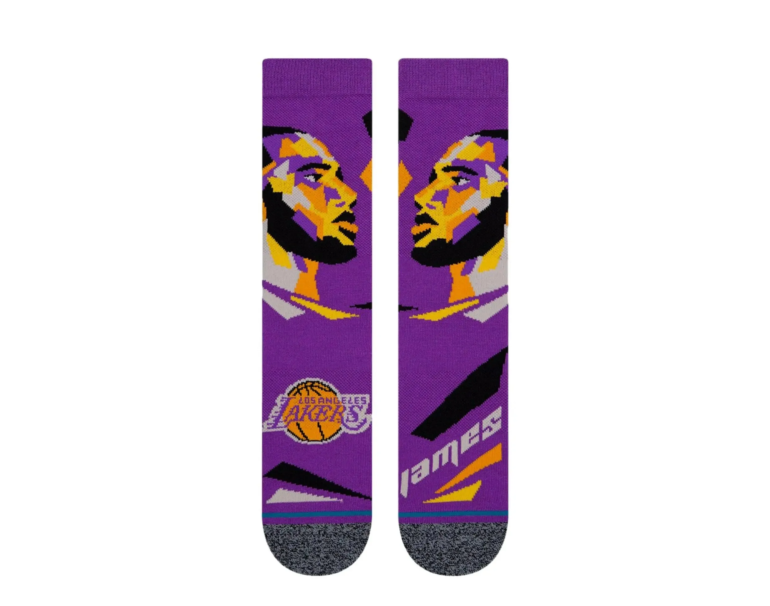 Stance Lebron James Profiler NBA Crew Socks Purple sold by Zulily product image thumbnail 2