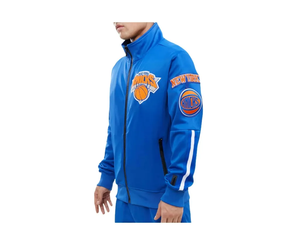 Pro Standard New York Knicks Men Track Jacket Royal Blue made by Zulily