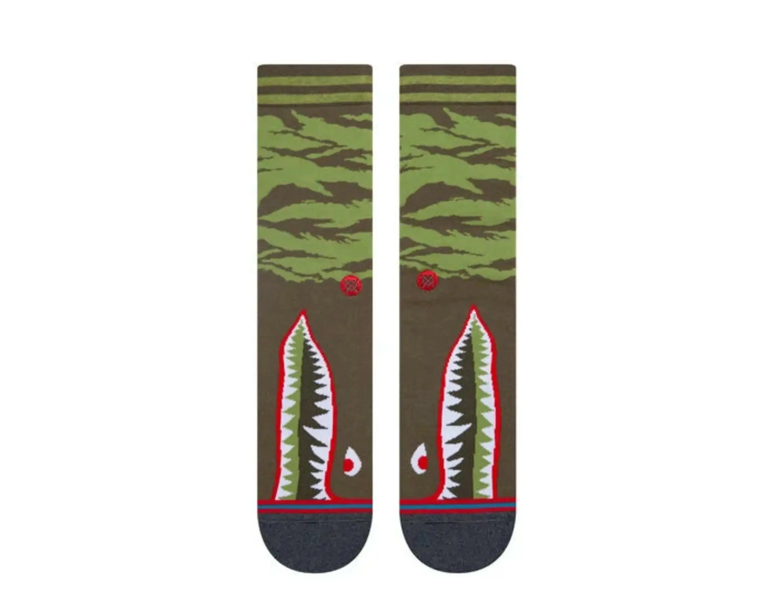 Stance Warbird Men Crew Socks Olive sold by Zulily product image thumbnail 2