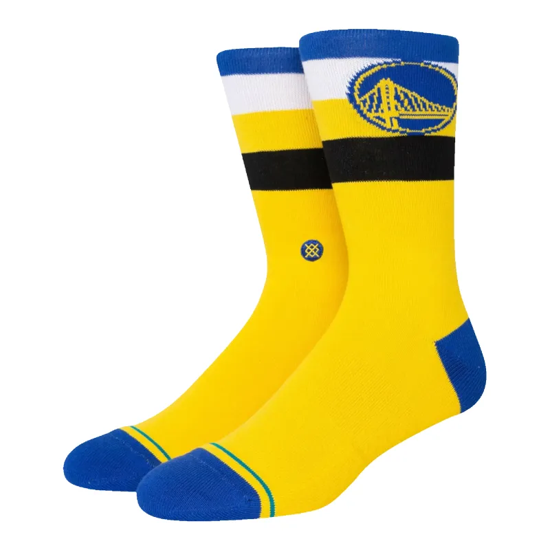 Stance Warriors ST Men Crew Socks Yellow/Royal made by Stance