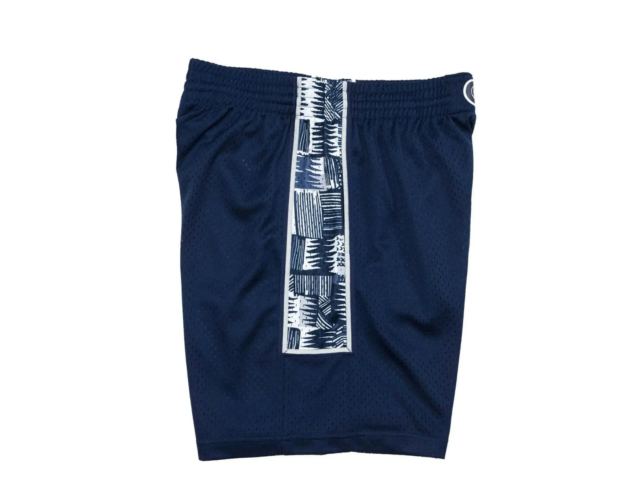 Mitchell & Ness Swingman Georgetown University 1995-96 Men Shorts Navy/White/Grey sold by Zulily product image thumbnail 3