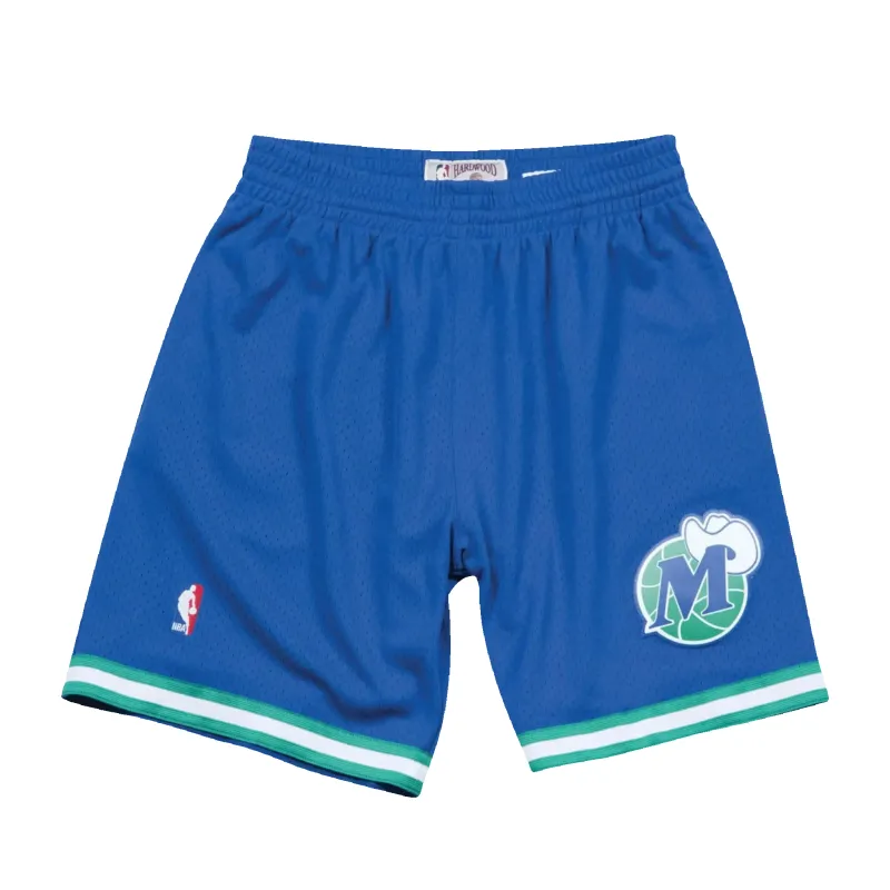 Mitchell & Ness NBA Swingman Dallas Mavericks Road 1998-99 Men Shorts Royal/Green made by Mitchell & Ness