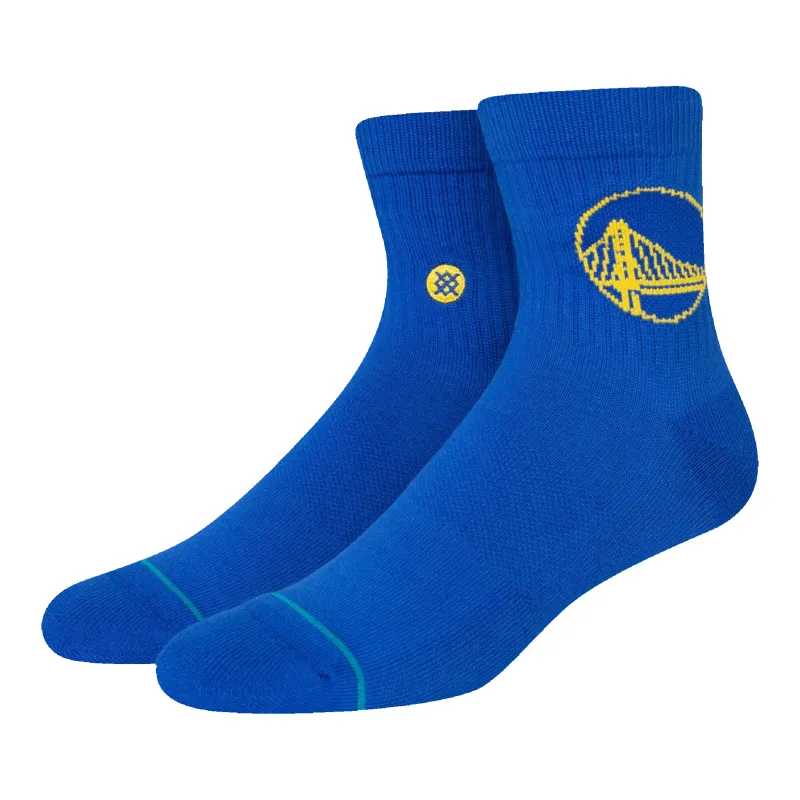 Stance Golden State Warriors Quarter Men Ankle Socks Royal Blue made by Stance