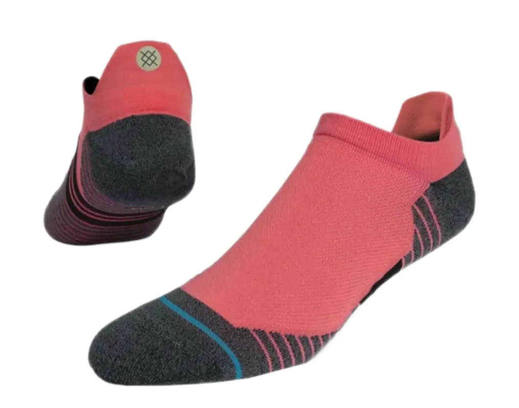 Stance Ultra Tab Running Ankle Socks Neon Pink made by Stance