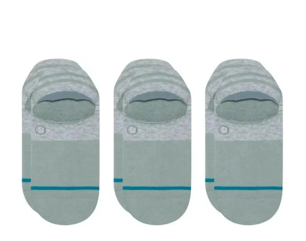 Stance Gamut 2 No Show Men Socks Grey Heather made by Stance